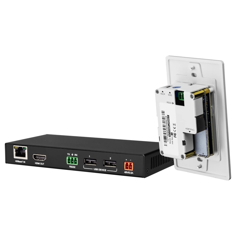 AVPro Edge ConferX Low-Profile HDMI/USB-C Wall Plate Transmitter via HDBaseT - Image 2