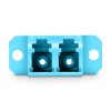 LightSpeed Duplex Multimode OM3 LC to LC Fiber Optic Coupler (Aqua) - Image 2