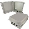 Altelix 14x12x8 Weatherproof Enclosure with 120 VAC Outlets and Blank Mounting Plate