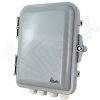 Altelix 9x8x3 IP66 NEMA 4X PC+ABS Indoor / Outdoor RF Transparent WiFi Access Point Enclosure with PVC Non-Metallic Equipment Mounting Plate - Image 3