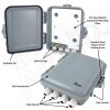 Altelix 9x8x3 IP66 NEMA 4X PC+ABS Indoor / Outdoor RF Transparent WiFi Access Point Enclosure with PVC Non-Metallic Equipment Mounting Plate - Image 2