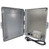 Altelix 17x14x6 Polycarbonate + ABS Weatherproof NEMA Enclosure with 120 VAC Outlets, Power Cord - Image 3