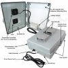 Altelix 17x14x6 Polycarbonate + ABS Vented Indoor / Outdoor RF Transparent Enclosure with PVC Non-Metallic Equipment Mounting Plate, 85°F Turn-On Cooling Fan, 120 VAC Outlets & Power Cord - Image 2
