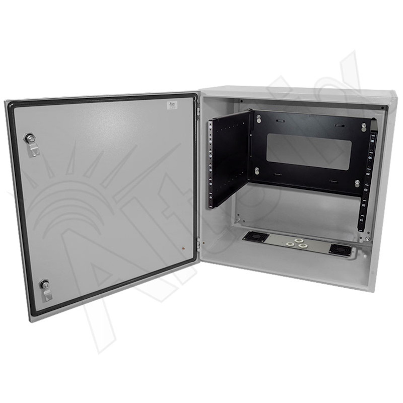 Altelix 24x24x16 Vented 19" Wide 6U Rack Steel Weatherproof NEMA Enclosure - Image 3